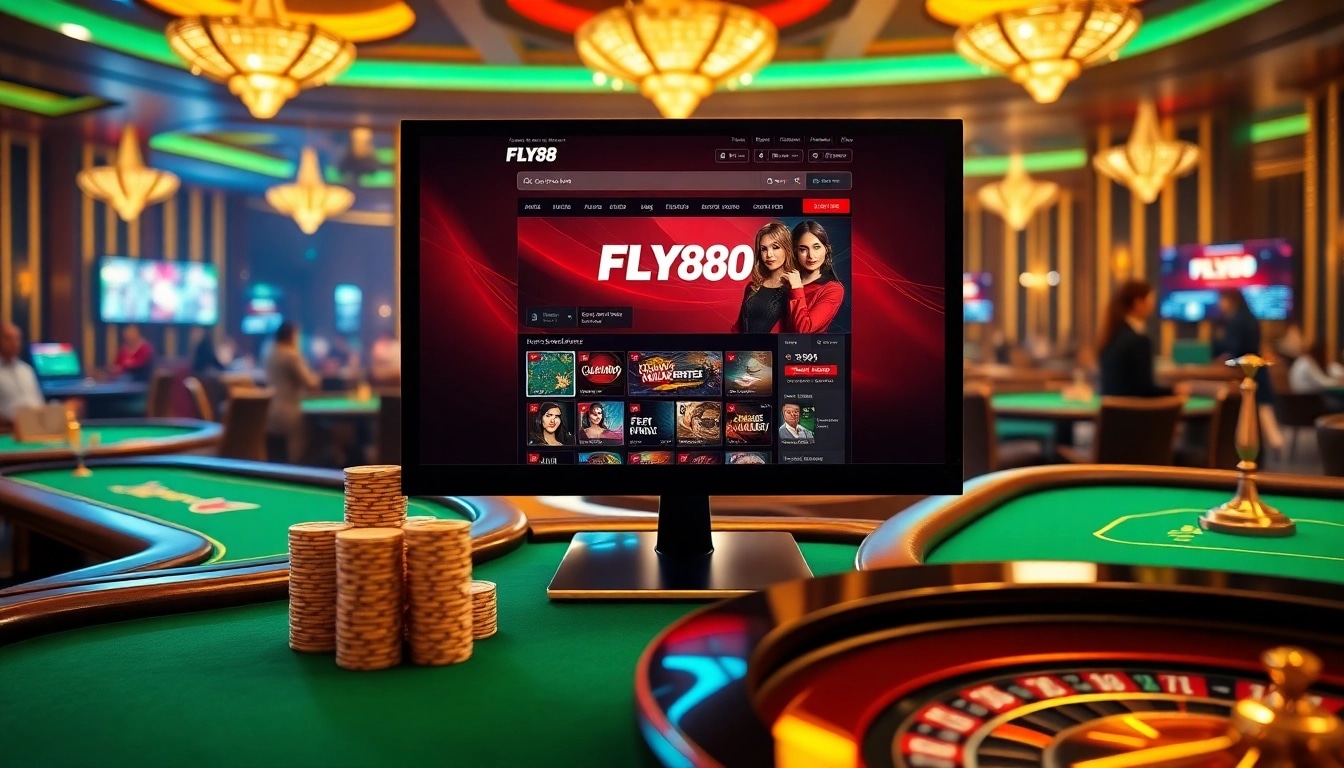 Experience the thrill of online gaming at https://fly88seo.com/, featuring vibrant casino tables and chips for serious gamblers.