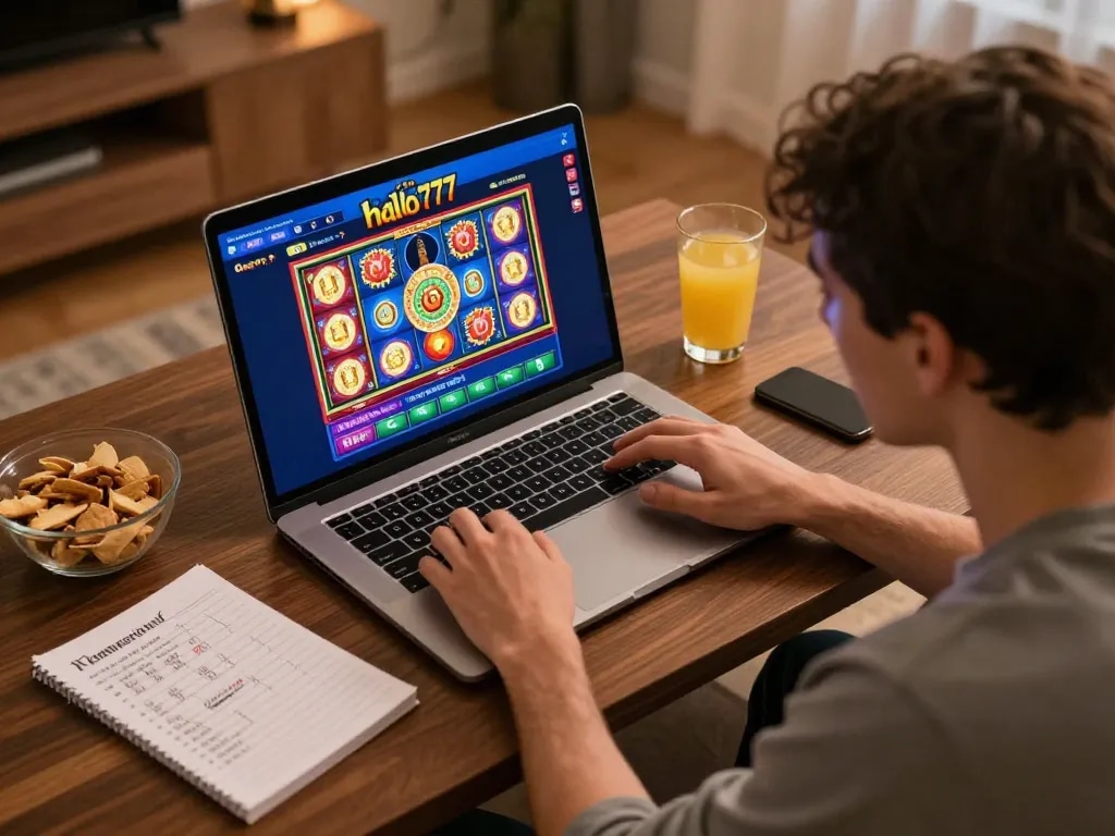 Rasakan sensasi dan strategi dengan halo777 saat pemain terlibat dalam sesi kasino online yang menarik dari rumah.