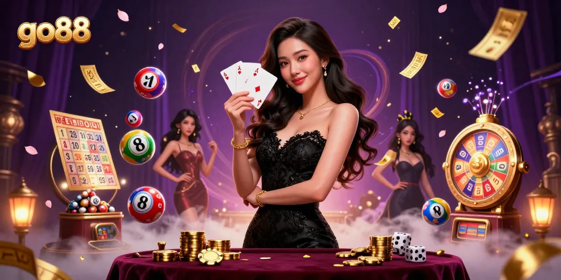 Experience thrilling gameplay at go88 with beautiful casino visuals and exciting gambling elements.