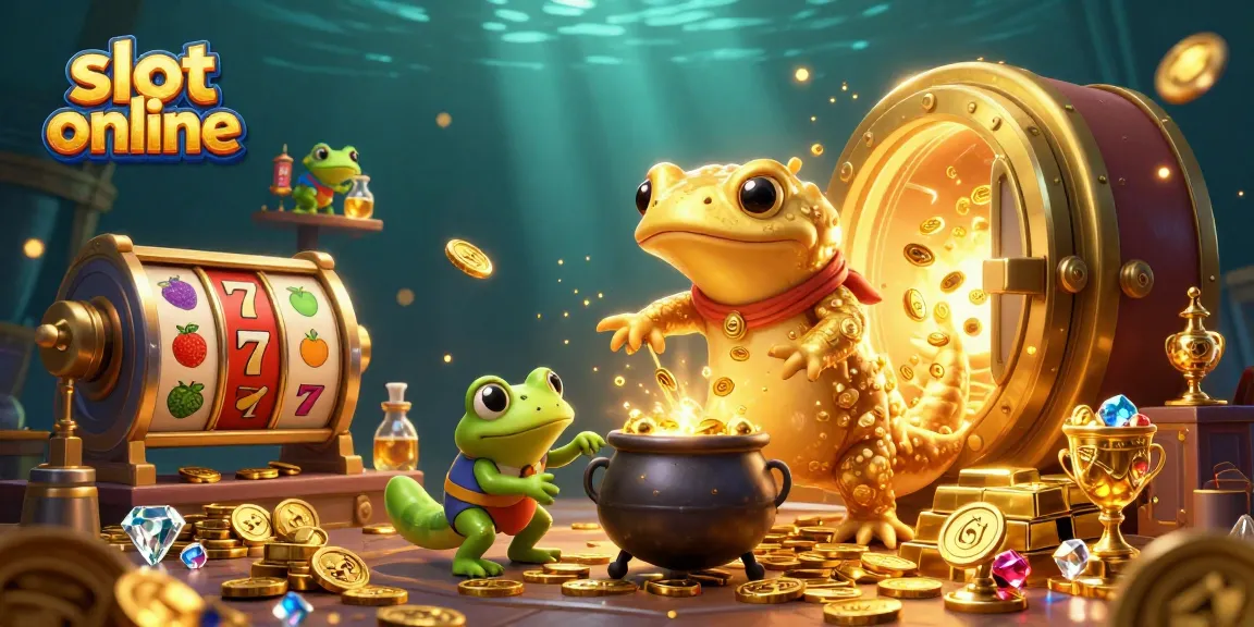 Spin to win in an exciting slot online scene featuring gold coins and jackpot rewards.