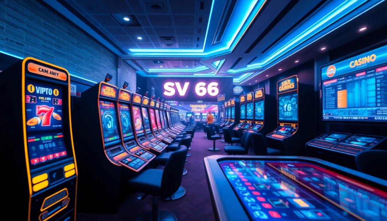 Dynamic gaming interface showcasing SV 66's modern online betting experience.
