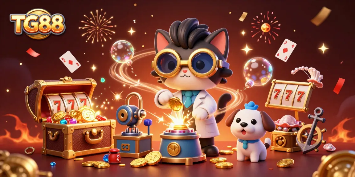 Play thrilling slot games and win big at TG88 with gold coins and vibrant 3D visuals.