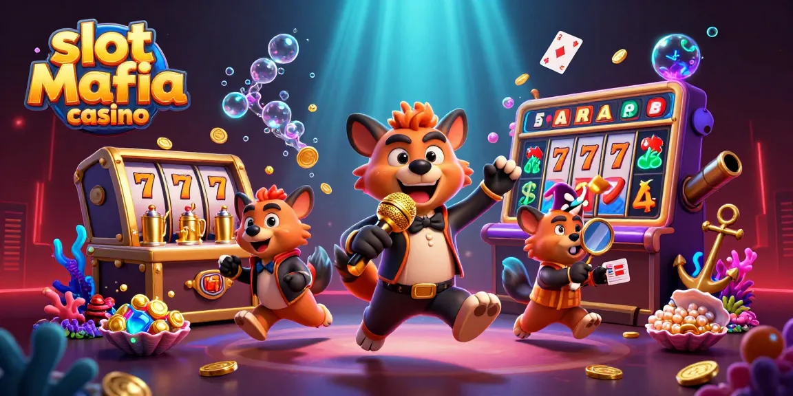 Enjoying thrilling gameplay at slot mafia casino with lively hyenas hosting a comedy club.