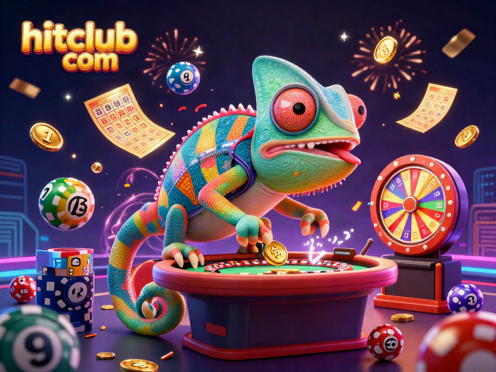 Engage with hitclub com's vibrant casino scene featuring dynamic games and colorful lottery elements.