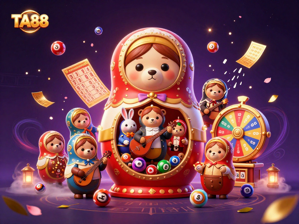 TA88 reveals a vibrant casino theme with playful characters and dynamic elements in an immersive scene.