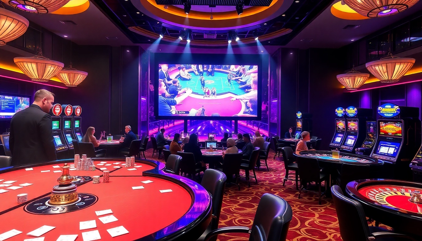 Experience đá gà trực tiếp hôm nay with an exciting casino scene showcasing intense livestream matches.