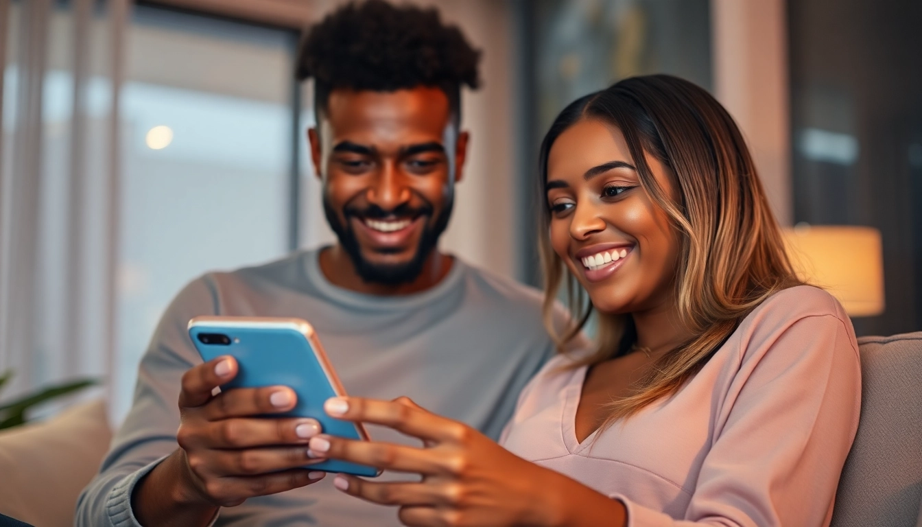 Engaging interaction with a sex AI chat on a smartphone in a bright setting.